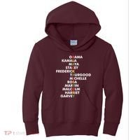 Important Black History Leaders Celebrate Black History Kids Hoodie thumb 0