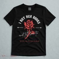 I Buy Her Books and tell her to STFUATTDLAGG  T-Shirt thumb 5