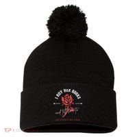 I Buy Her Books and tell her to STFUATTDLAGG  Pom Pom 12in Knit Beanie thumb 0