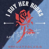 I Buy Her Books and tell her to STFUATTDLAGG  Raglan Baseball Sleeve Shirt thumb 2