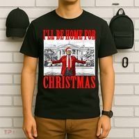 Ill Be Home For Christmas Santa Funny Trump Xmas Pajamas T-Shirt thumb 6
