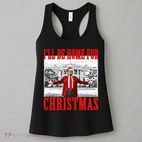Ill Be Home For Christmas Funny Donald Trump Women's Tank Top thumb 3