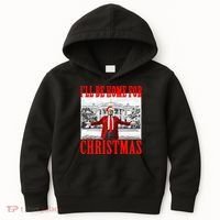 Ill Be Home For Christmas Funny Donald Trump Kids Hoodie thumb 0