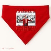 Ill Be Home For Christmas Donald Trump 2024 Election USA-Made Doggie Bandana thumb 0