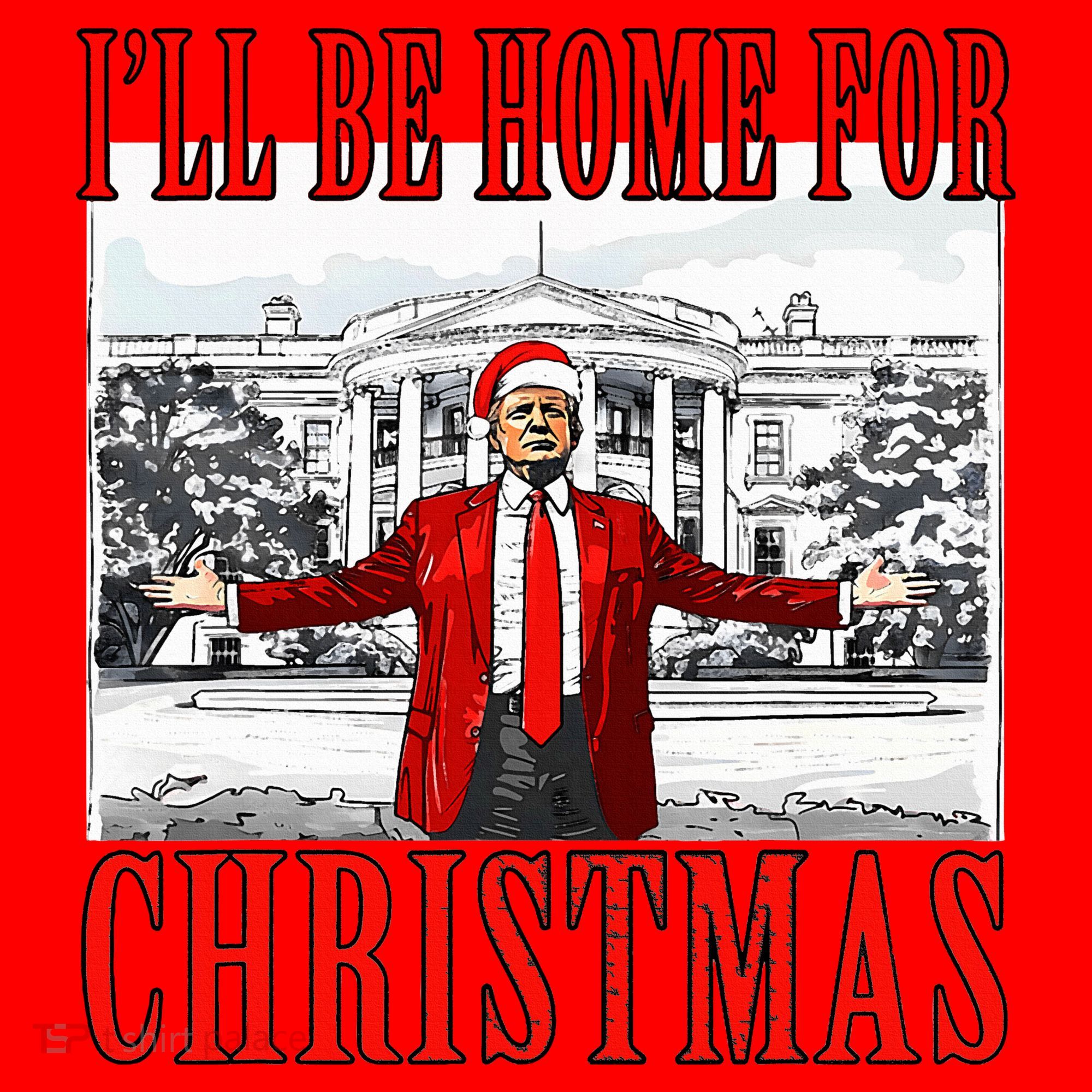 Ill Be Home For Christmas Donald Trump 2024 Election Mousepad