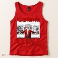 Ill Be Home For Christmas Donald Trump 2024 Election Tank Top thumb 2
