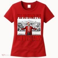 Ill Be Home For Christmas Donald Trump 2024 Election Women's T-Shirt thumb 0