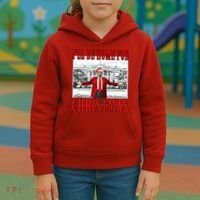 Ill Be Home For Christmas Donald Trump 2024 Election Kids Hoodie thumb 3