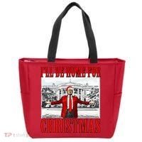 Ill Be Home For Christmas Donald Trump 2024 Election Tote Bag thumb 0