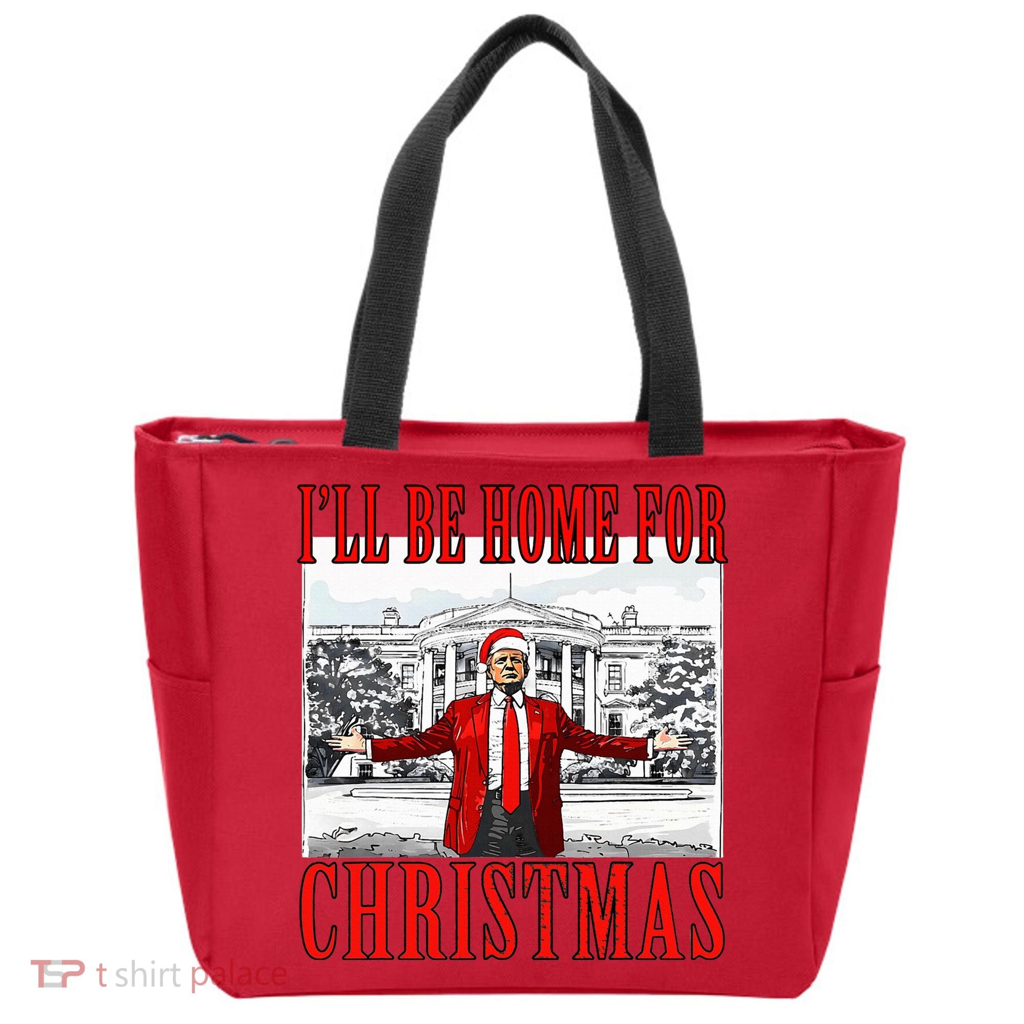Ill Be Home For Christmas Donald Trump 2024 Election Tote Bag