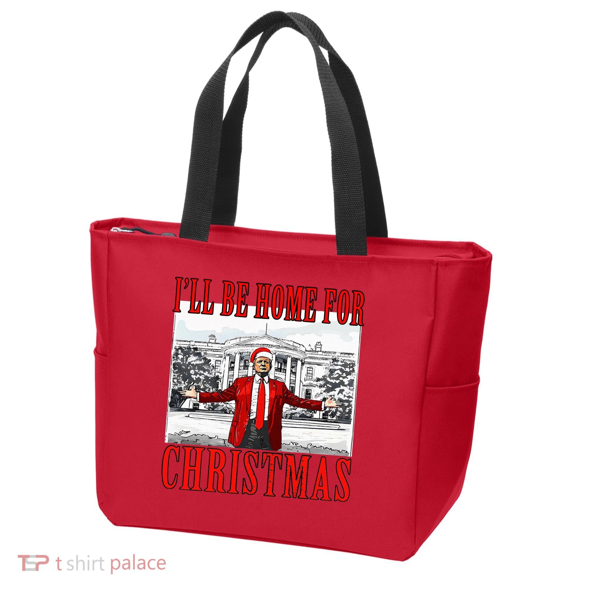 Ill Be Home For Christmas Donald Trump 2024 Election Tote Bag