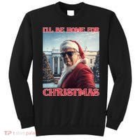 ILl Be Home For Christmas Trump Santa Selfie White House Sweatshirt thumb 0