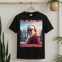 ILl Be Home For Christmas Trump Santa Selfie White House T-Shirt thumb 2