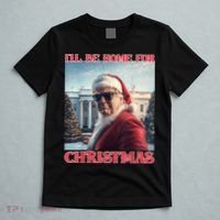 ILl Be Home For Christmas Trump Santa Selfie White House T-Shirt thumb 5