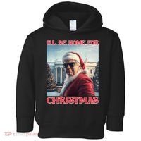 ILl Be Home For Christmas Trump Santa Selfie White House Toddler Hoodie thumb 0
