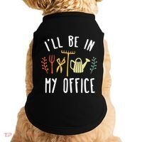 Ill Be In My Office Garden Funny Gardening Doggie Tank thumb 0