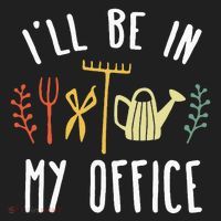 Ill Be In My Office Garden Funny Gardening Golf Towel thumb 3