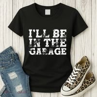 ILl Be In The Garage Auto Mechanic Project Car Sweat Women's T-Shirt thumb 3