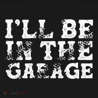 ILl Be In The Garage Auto Mechanic Project Car Sweat Kids T-Shirt thumb 4