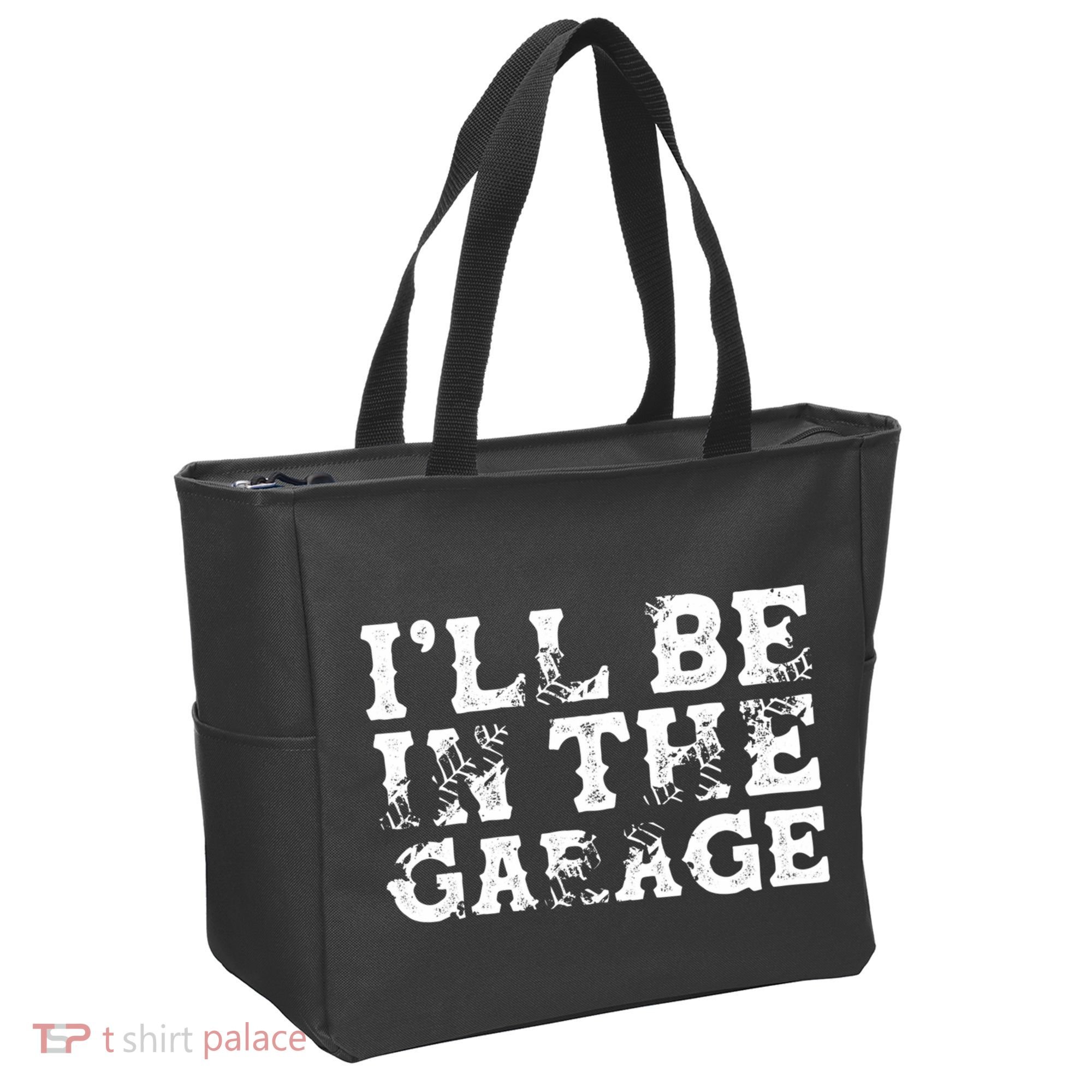 ILl Be In The Garage Auto Mechanic Project Car Sweat Tote Bag