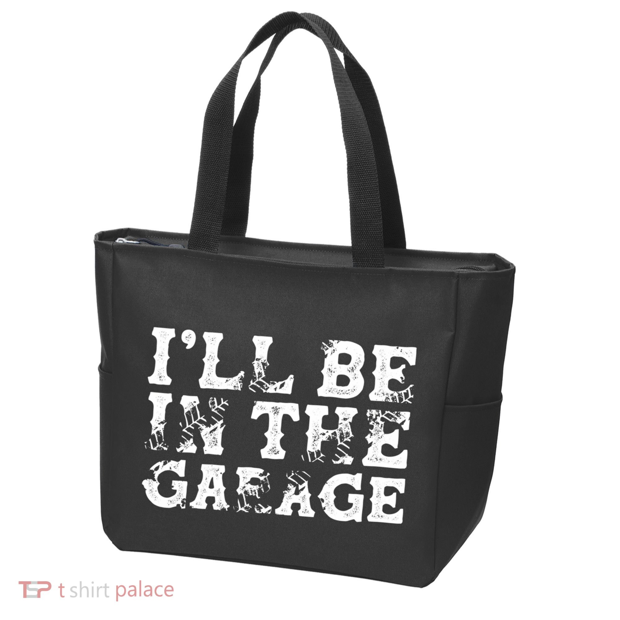 ILl Be In The Garage Auto Mechanic Project Car Sweat Tote Bag