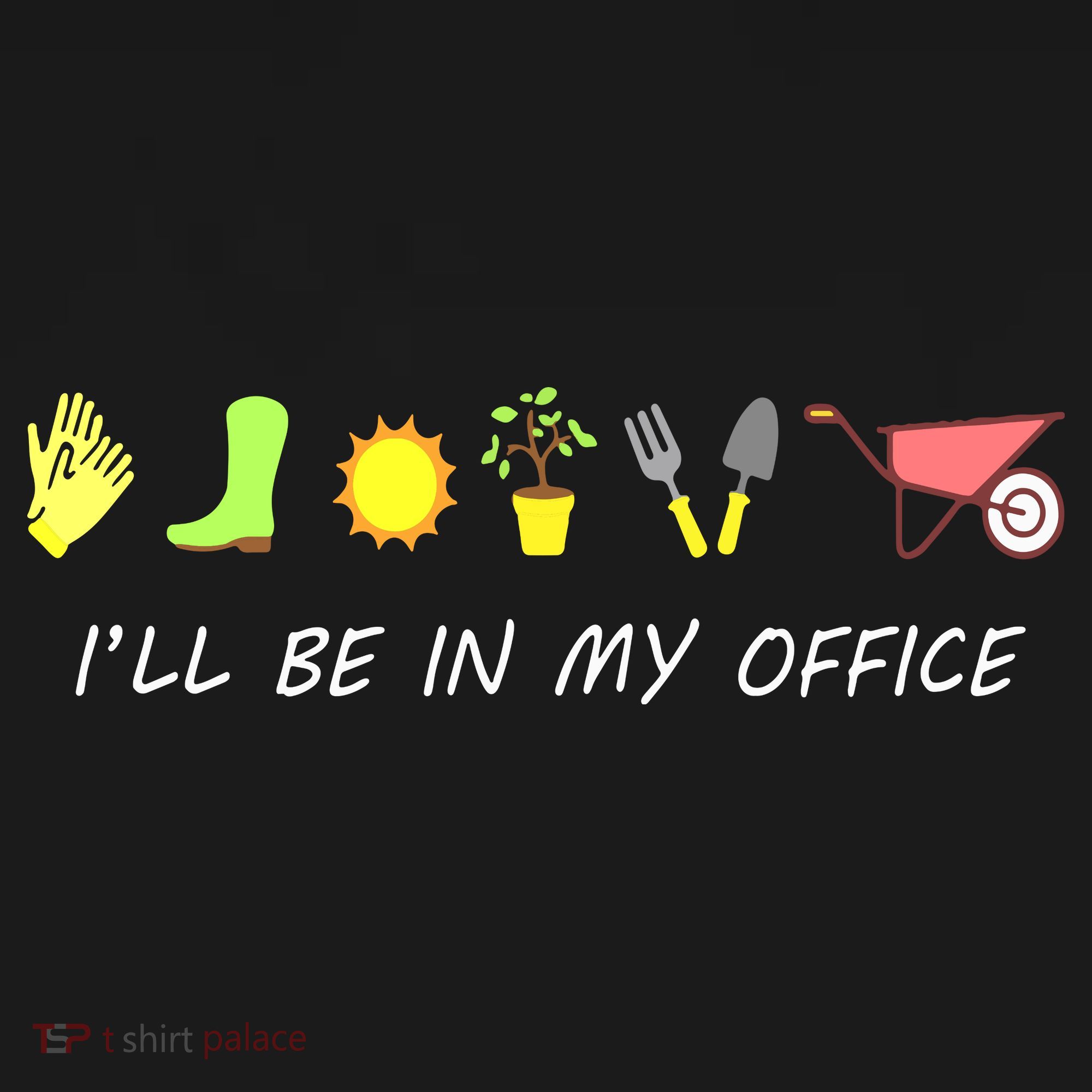 I'll Be In My Office Garden Funny Distressed Gardening Backpack