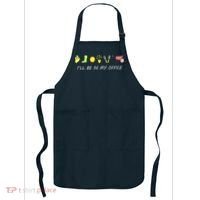 I'll Be In My Office Garden Funny Distressed Gardening Apron thumb 0