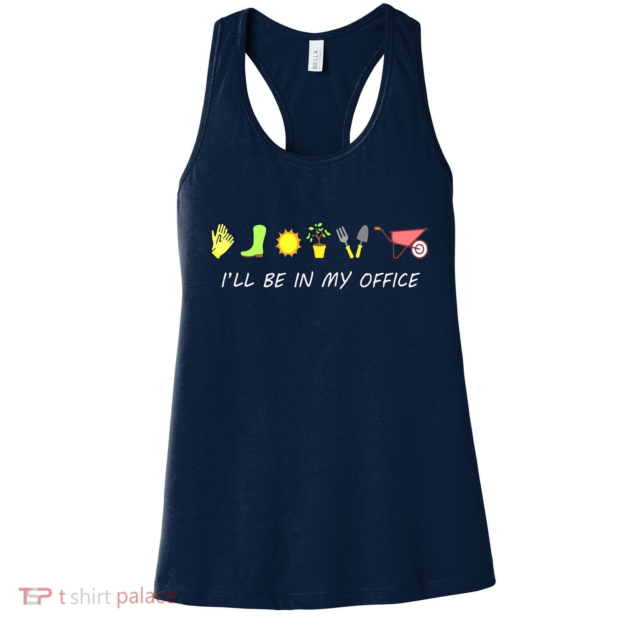 I'll Be In My Office Garden Funny Distressed Gardening Women's Tank Top
