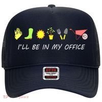 I'll Be In My Office Garden Funny Distressed Gardening Hat thumb 0