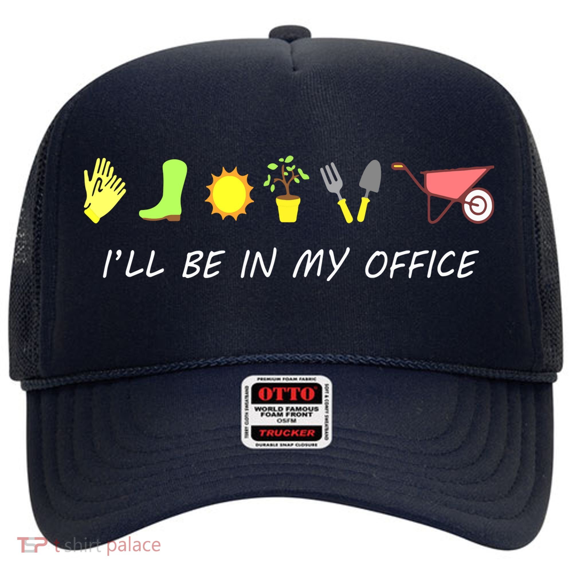 I'll Be In My Office Garden Funny Distressed Gardening Hat