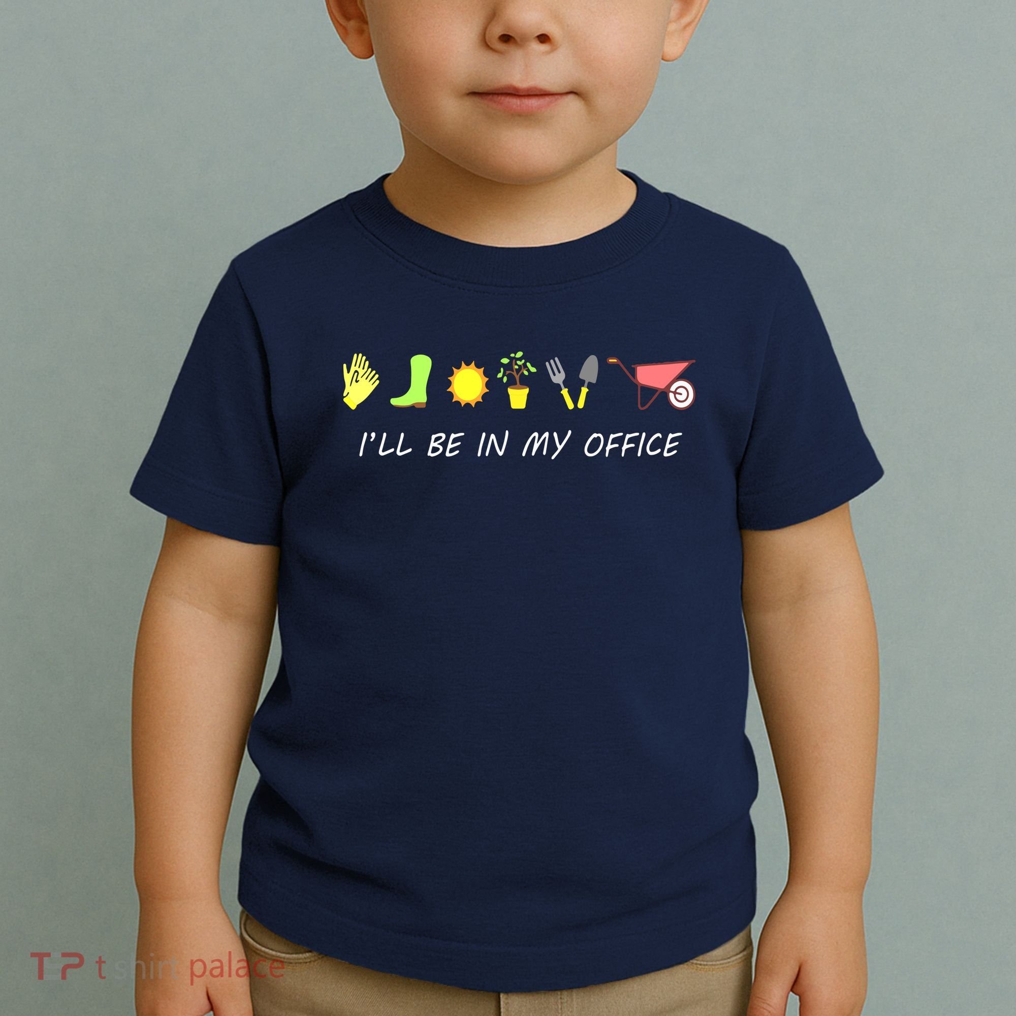 I'll Be In My Office Garden Funny Distressed Gardening Toddler T-Shirt