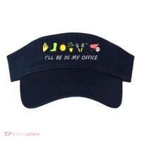 I'll Be In My Office Garden Funny Distressed Gardening Visor thumb 0