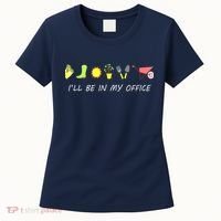 I'll Be In My Office Garden Funny Distressed Gardening Women's T-Shirt thumb 0