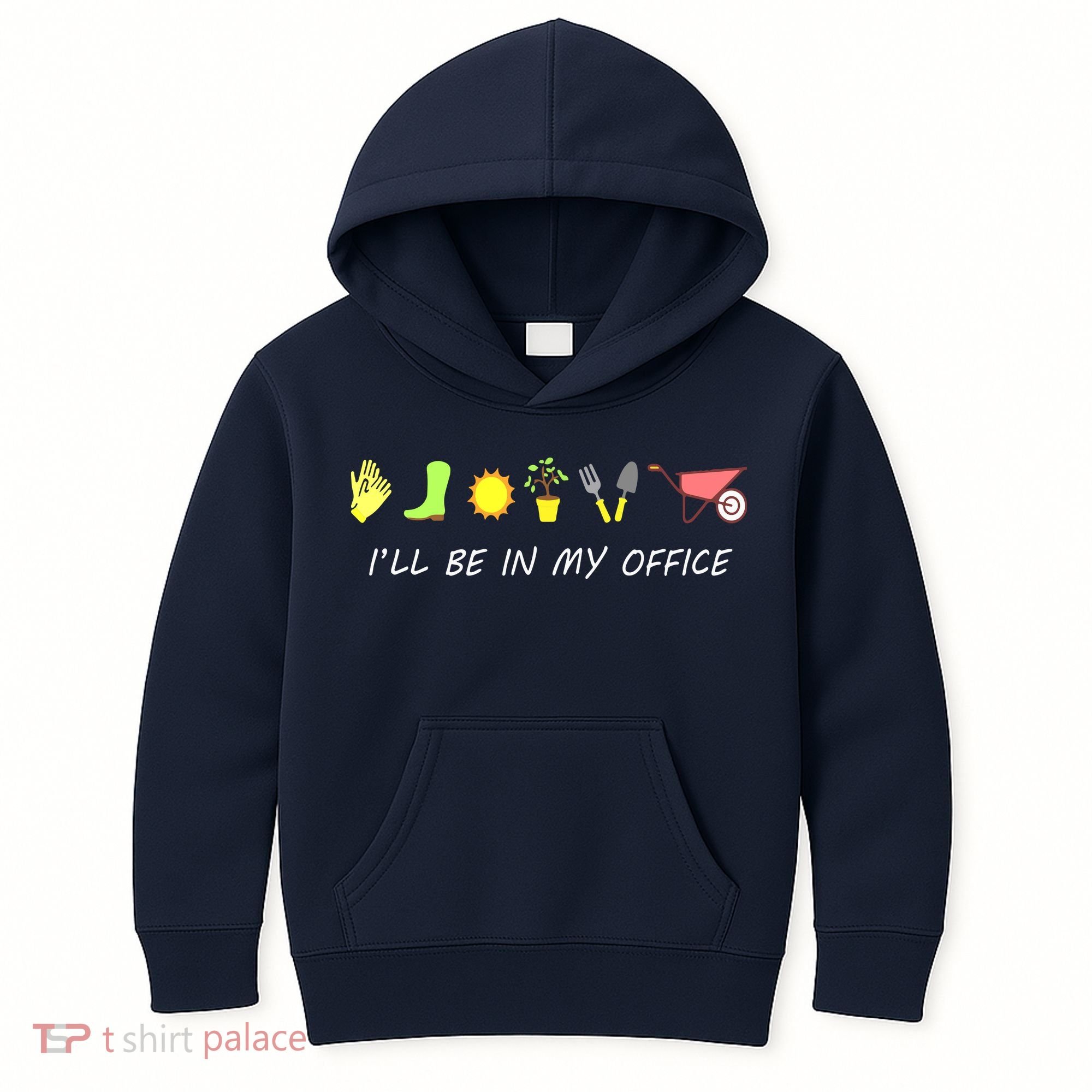 I'll Be In My Office Garden Funny Distressed Gardening Kids Hoodie
