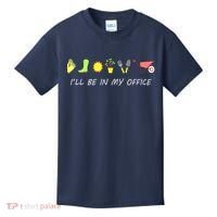 I'll Be In My Office Garden Funny Distressed Gardening Kids T-Shirt thumb 0