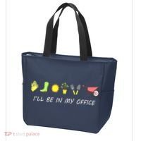 I'll Be In My Office Garden Funny Distressed Gardening Tote Bag thumb 3