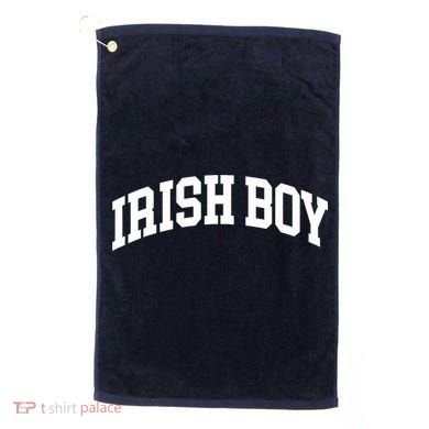 Irish Boy Ireland Home Country Golf Towel