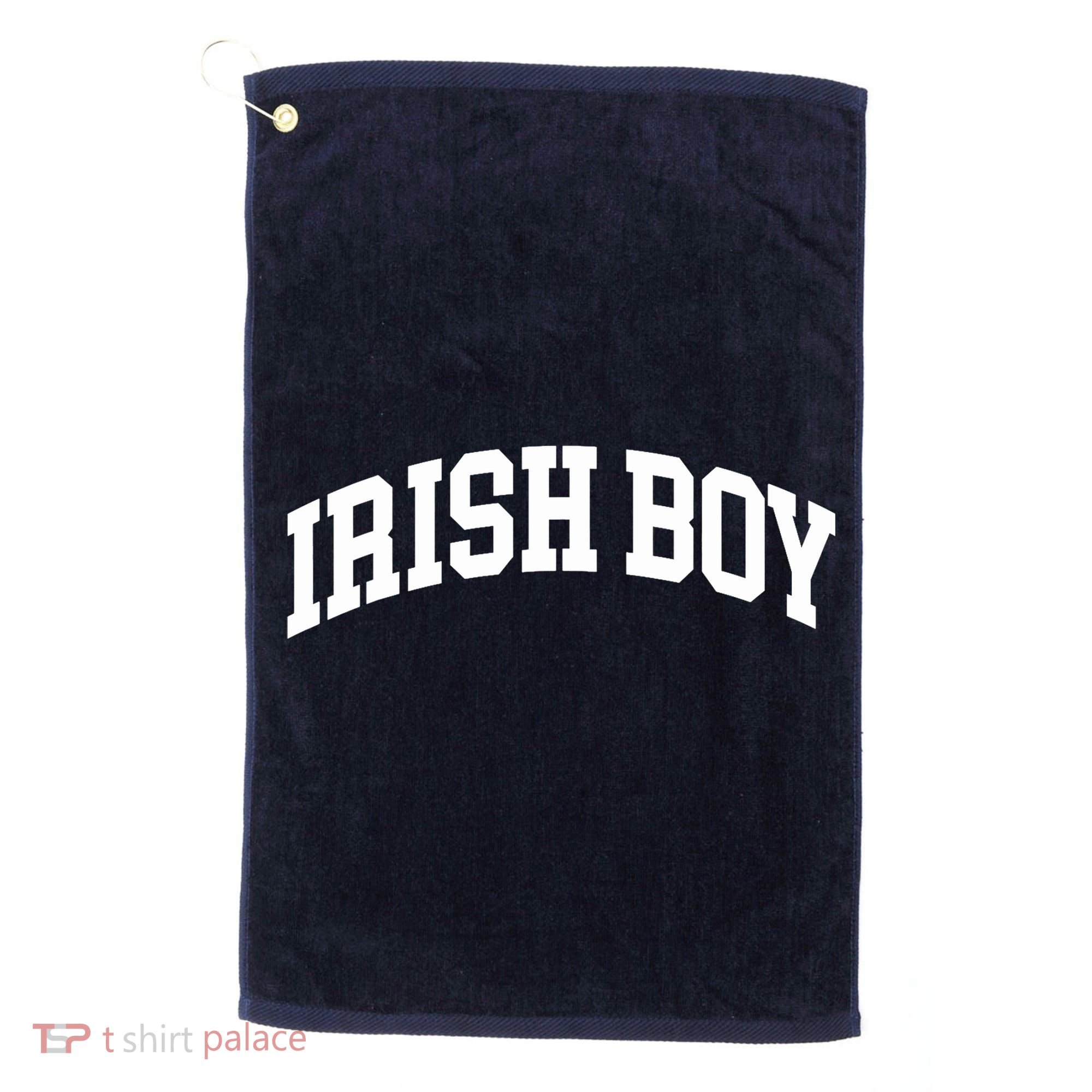 Irish Boy Ireland Home Country Golf Towel