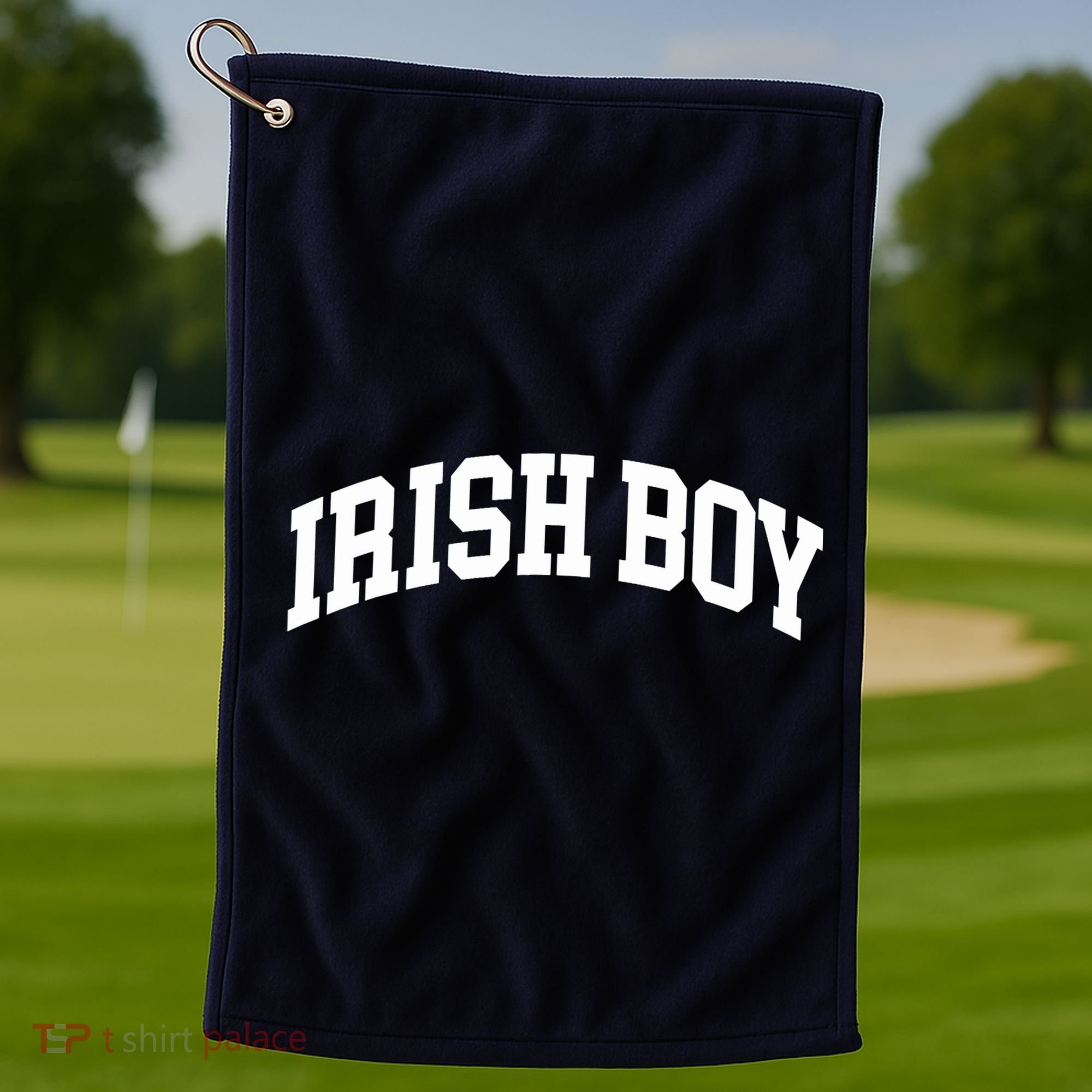 Irish Boy Ireland Home Country Golf Towel