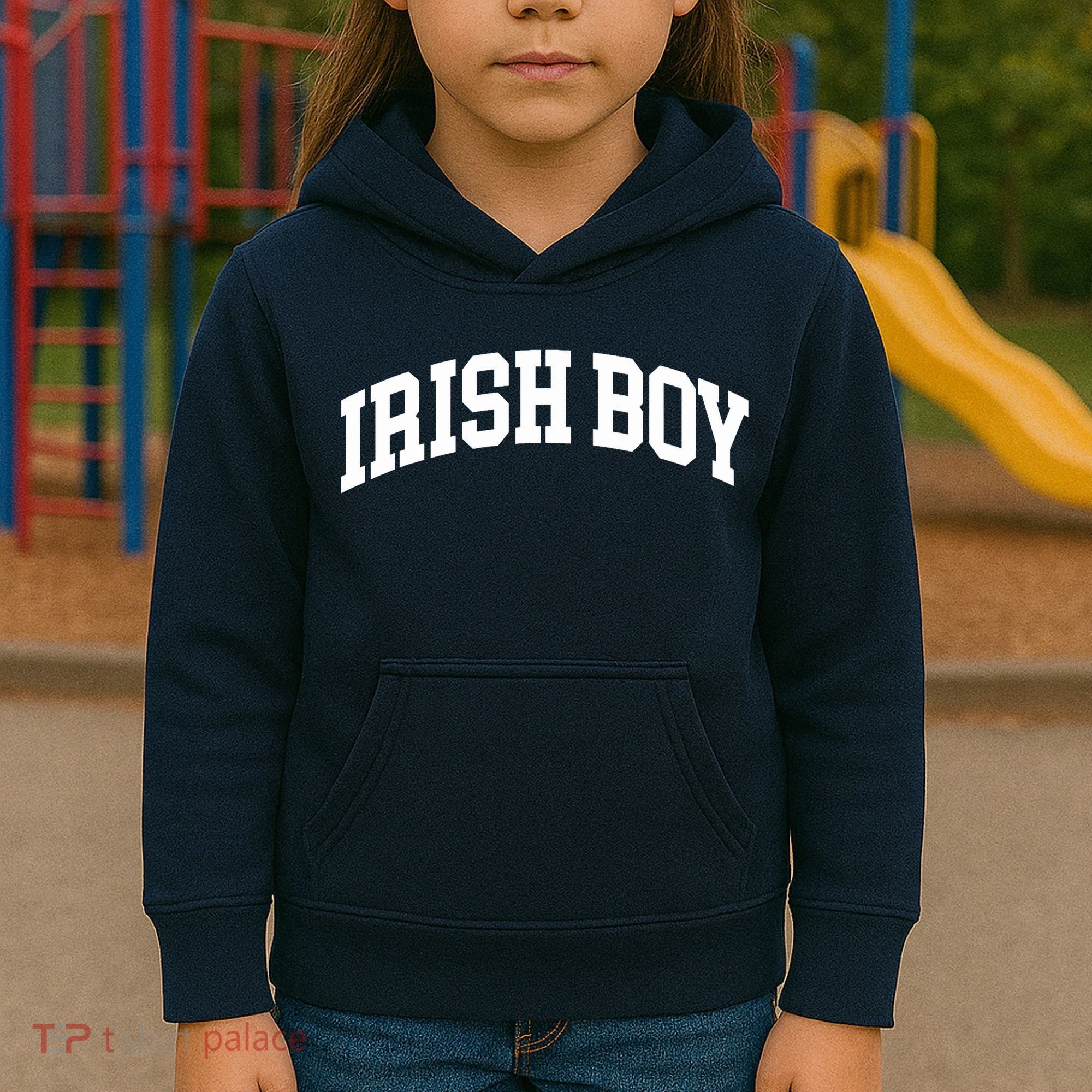 Irish Boy Ireland Home Country Kids Hoodie