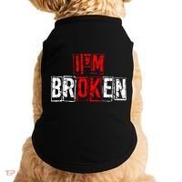 I'M Broken Invisible Illness I'M OK Broken Doggie Tank thumb 0