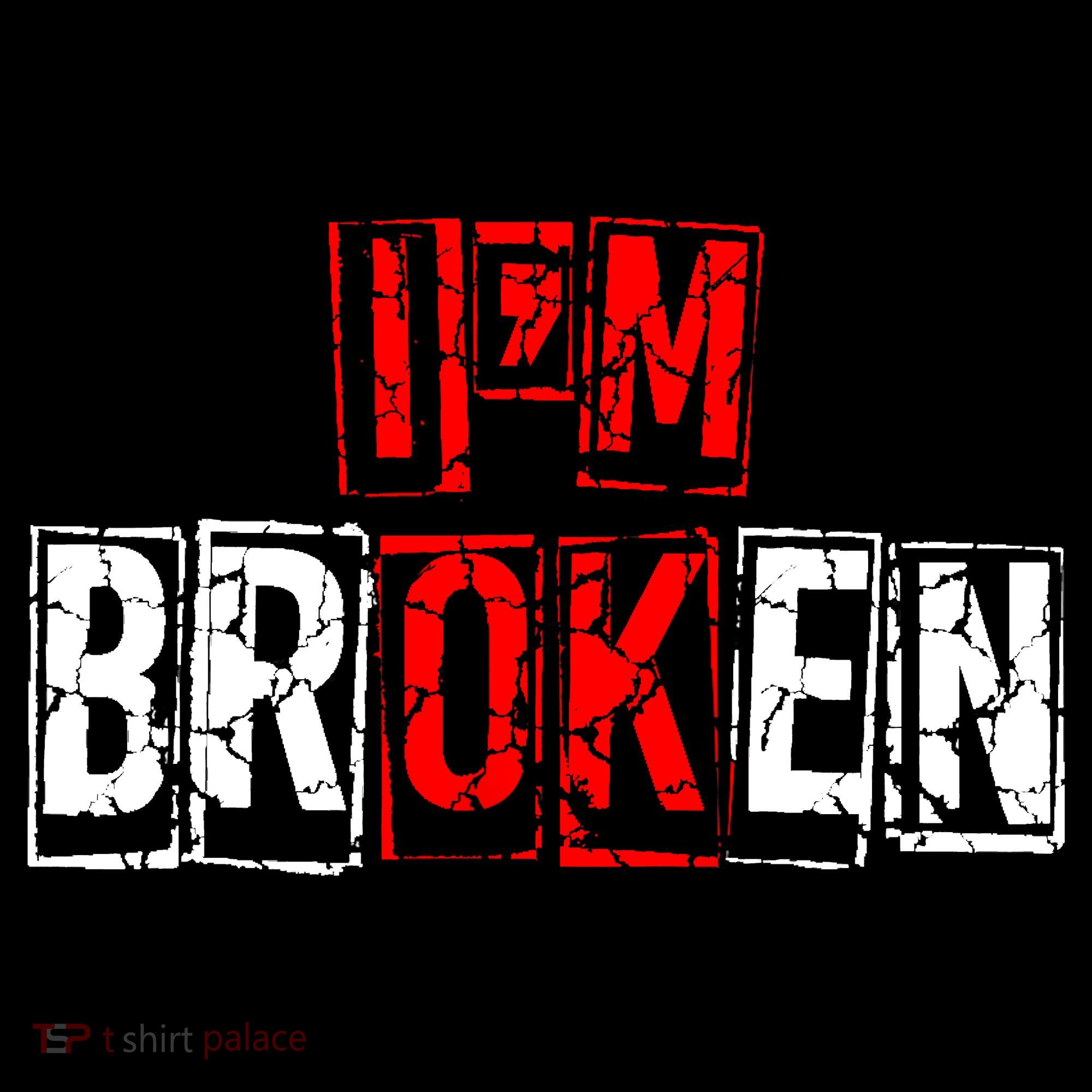 I'M Broken Invisible Illness I'M OK Broken Coaster