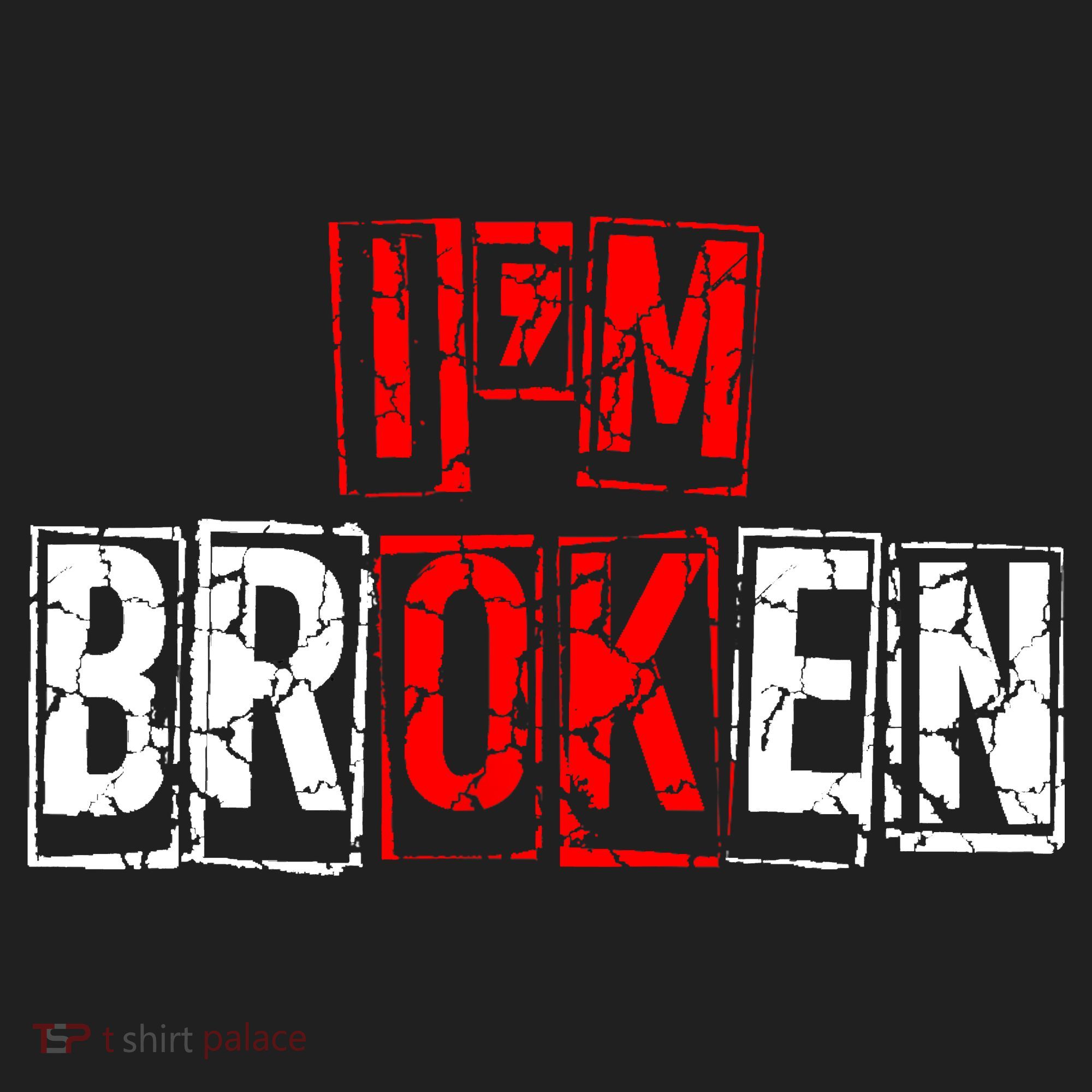 I'M Broken Invisible Illness I'M OK Broken Golf Towel