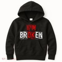 I'M Broken Invisible Illness I'M OK Broken Kids Hoodie thumb 0