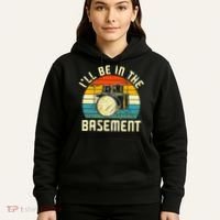 I'll Be In The Basement Drums Drummers Drum Kit Owner Hoodie thumb 5