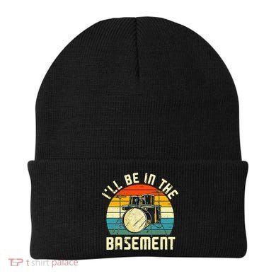 I'll Be In The Basement Drums Drummers Drum Kit Owner Beanie