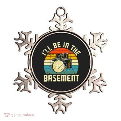 I'll Be In The Basement Drums Drummers Drum Kit Owner Ornament
