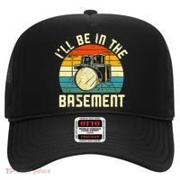 I'll Be In The Basement Drums Drummers Drum Kit Owner Hat thumb 0