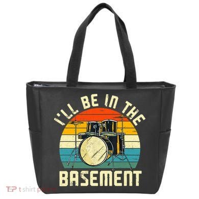 I'll Be In The Basement Drums Drummers Drum Kit Owner Tote Bag