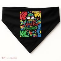 I Believe In A Spectrum Of Possibilities Autism Awareness USA-Made Doggie Bandana thumb 0